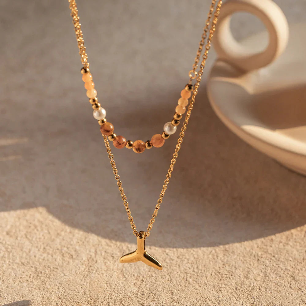 Mixto Sirena Necklace (18K Gold Plated)