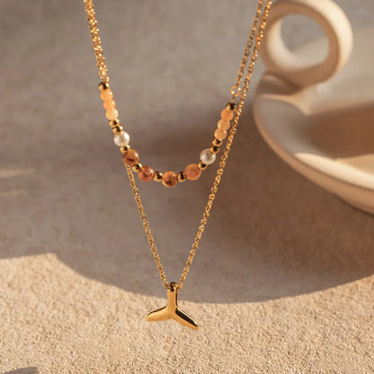 Mixto Sirena Necklace (18K Gold Plated)