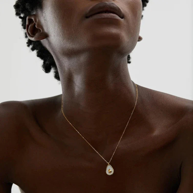 Aguacate Necklace (18K Gold Plated)