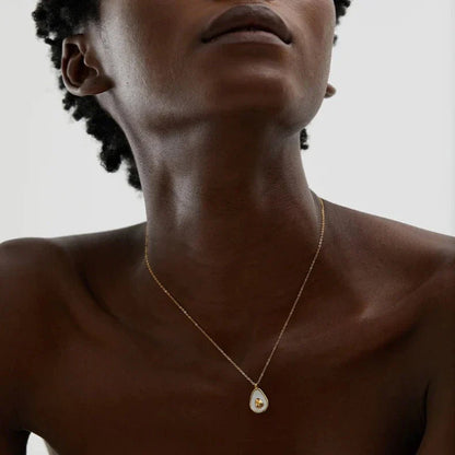 Aguacate Necklace (18K Gold Plated)