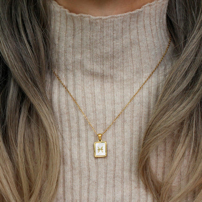 Collection of Necklaces Signos del Zodiac Perlado (18K Gold Plated)