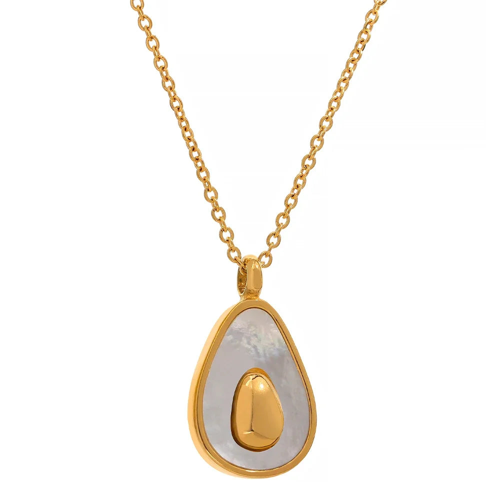 Aguacate Necklace (18K Gold Plated)