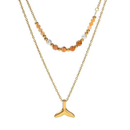 Mixto Sirena Necklace (18K Gold Plated)