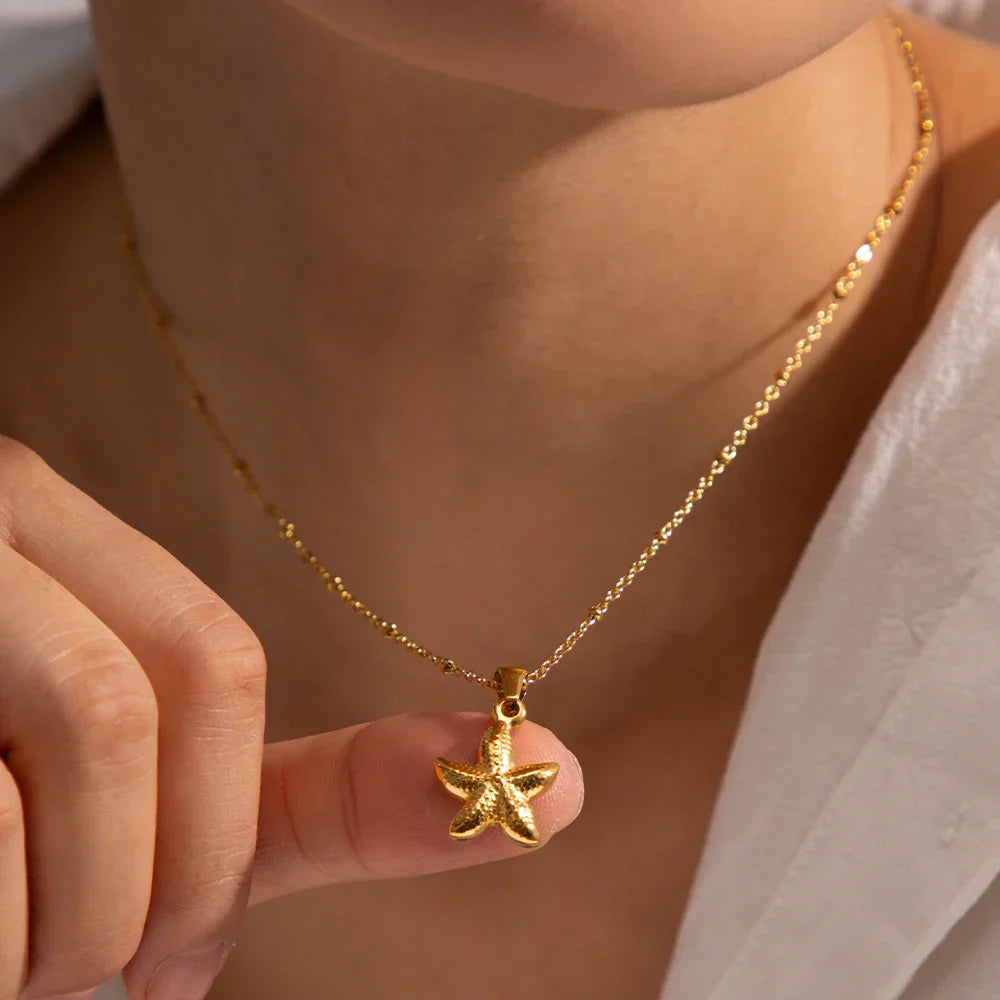 Star of Mar Necklace (18K Gold Plated)