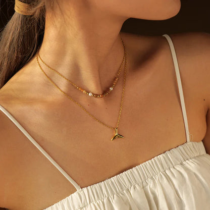 Mixto Sirena Necklace (18K Gold Plated)