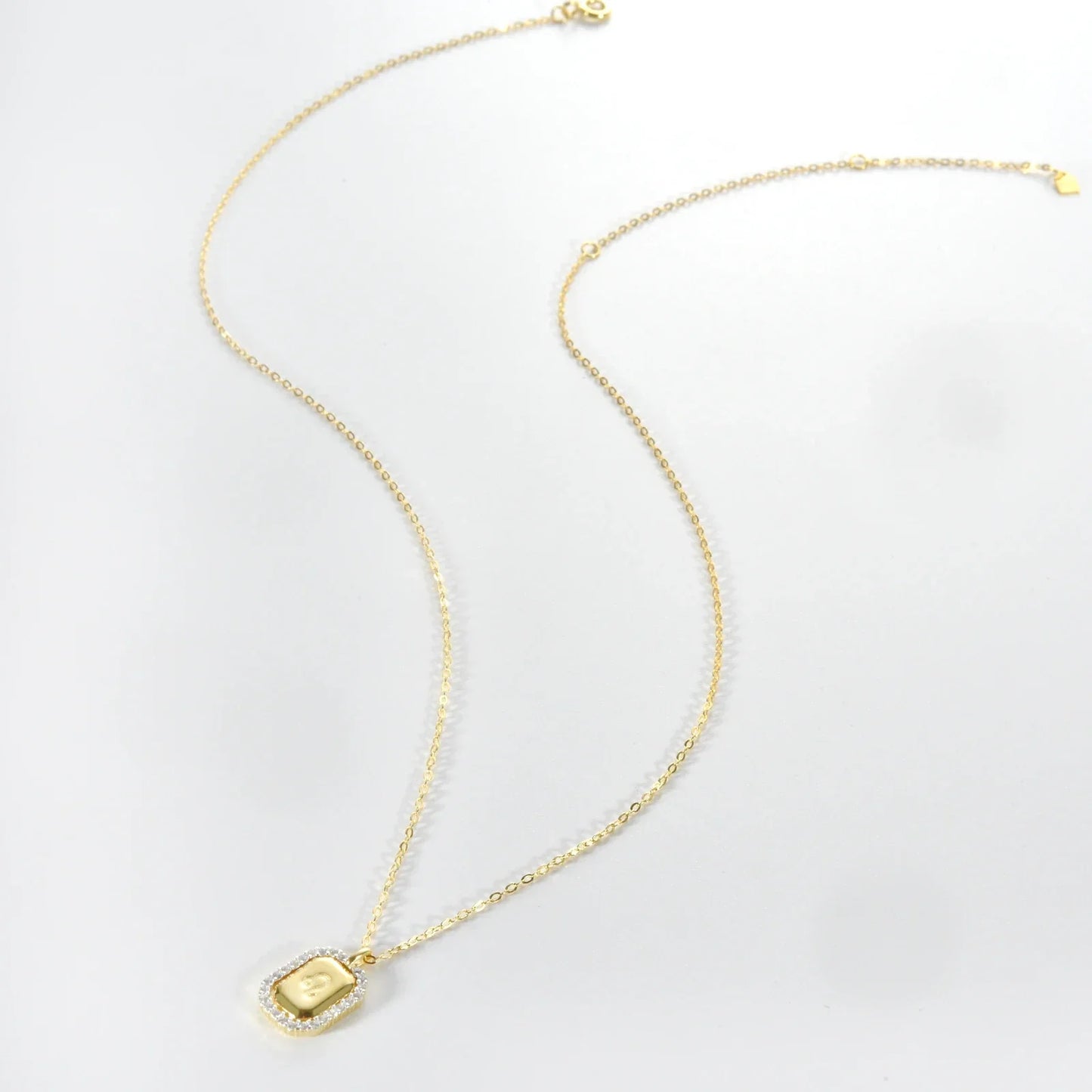 12 Signos del Zodíaco Zirconia Necklace (18K Gold Plated)