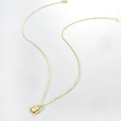 12 Signos del Zodíaco Zirconia Necklace (18K Gold Plated)
