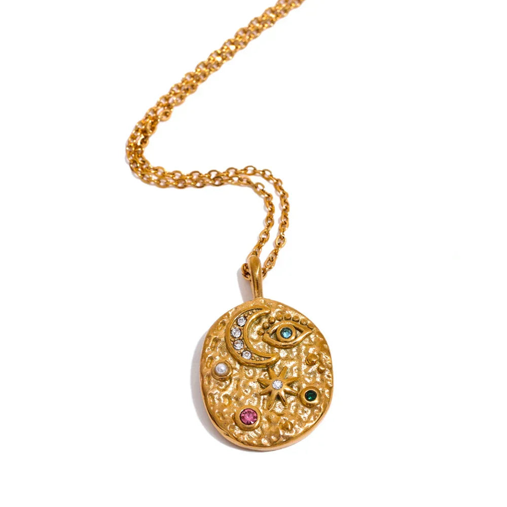 Set Marsella: Necklace + Ring (18K Gold Plated)