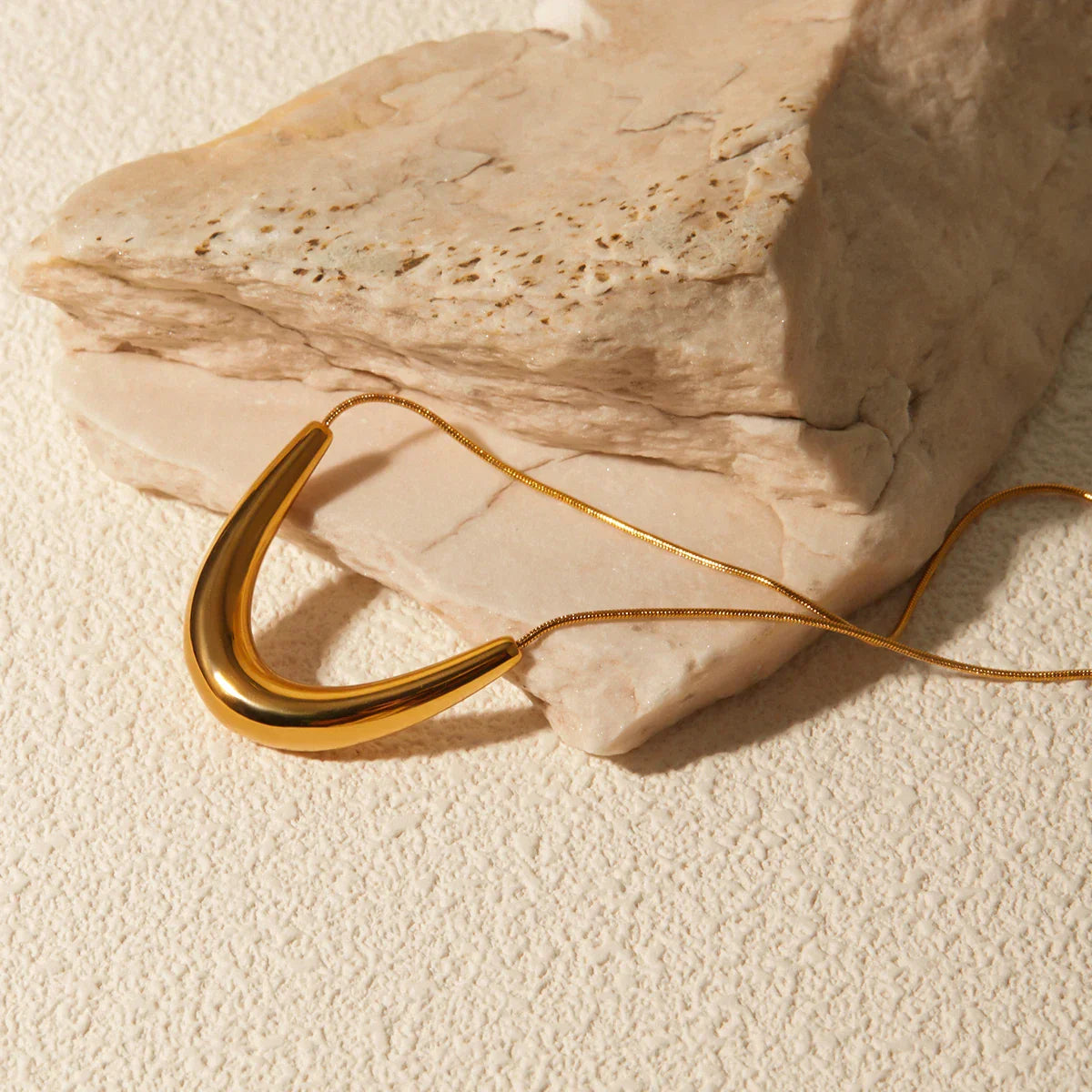 Smile Choker Cola of Ratón Necklace (18K Gold Plated)