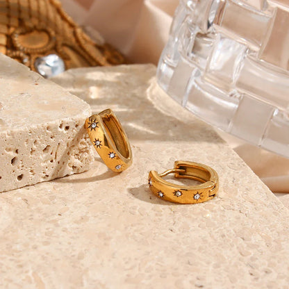 Stella Zirconia Earring (18K Gold Plated)