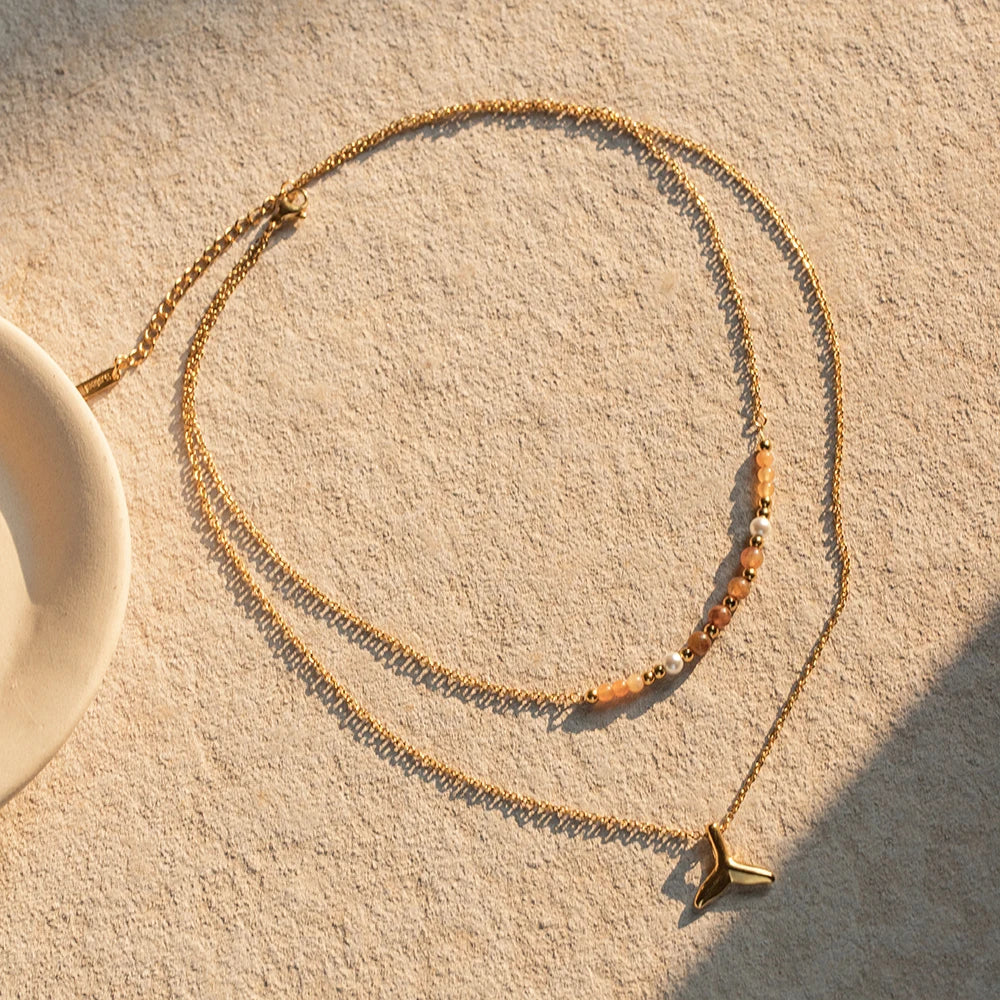 Mixto Sirena Necklace (18K Gold Plated)