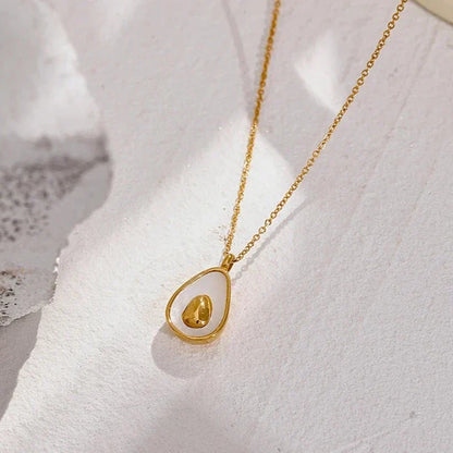 Aguacate Necklace (18K Gold Plated)