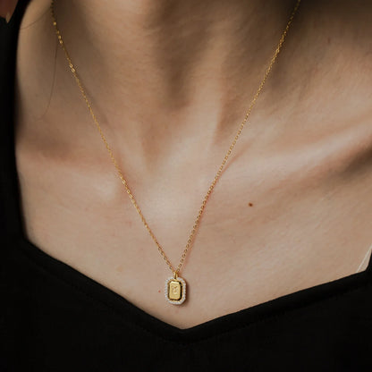 12 Signos del Zodíaco Zirconia Necklace (18K Gold Plated)