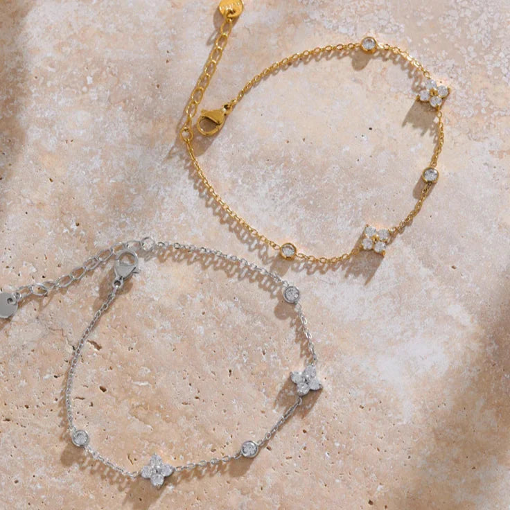 Constelación with Zirconia Bracelet (Gold Plated)