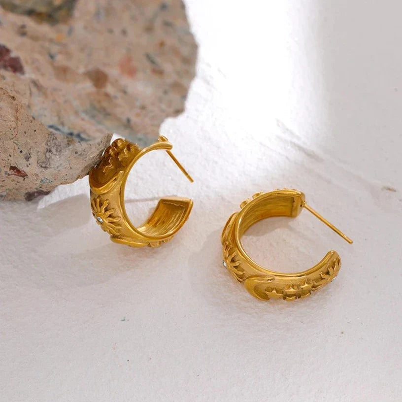 Aro Celeste Earring (18K Gold Plated)