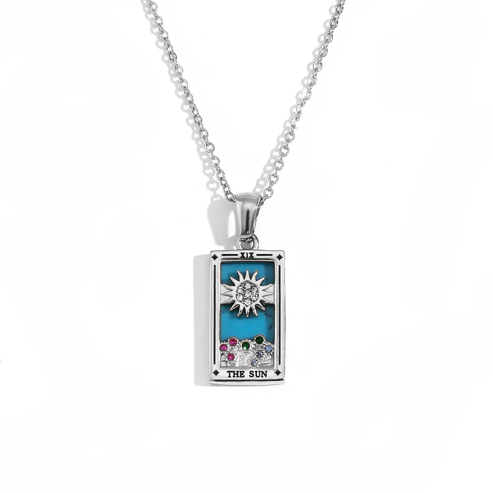 Collection of Necklaces Tarot (Plateado)