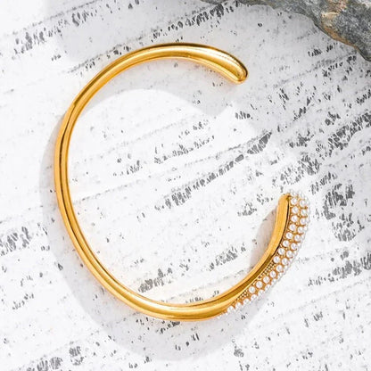 Spike Pearls Bracelet (18K Gold Plated)