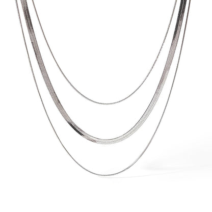 Mixto of Malla and Cola of Ratón Necklace (18K Gold Plated)