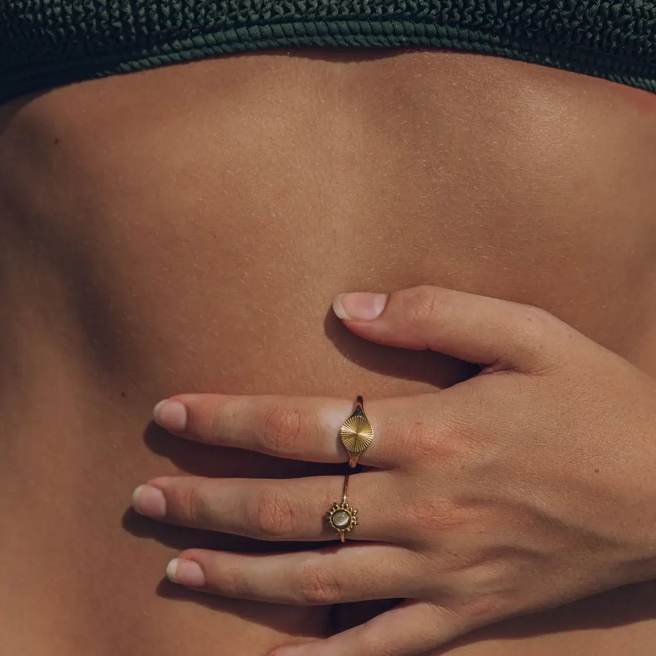 Sun Radiant Minimalist Ring (Gold Plated)