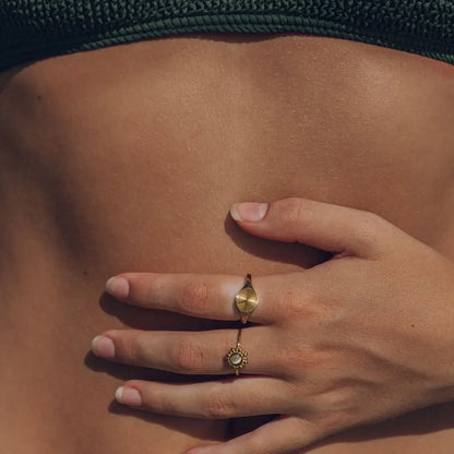 Sun Radiant Minimalist Ring (Gold Plated)