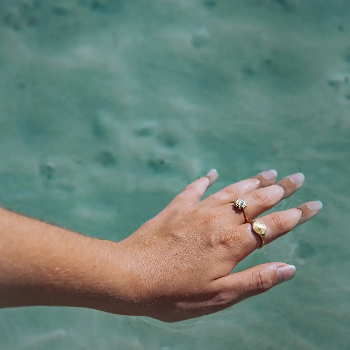 Sun Radiant Minimalist Ring (Gold Plated)