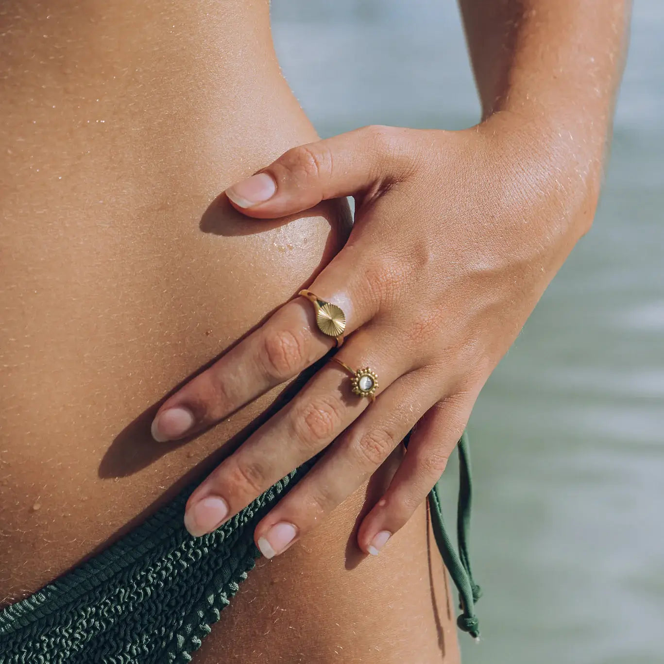 Sun Radiant Minimalist Ring (Gold Plated)
