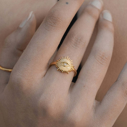 Occhio Ring (18K Gold Plated)