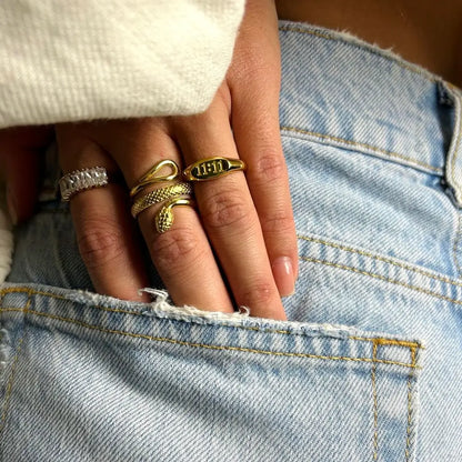 Serpent Ring (Gold Plated)