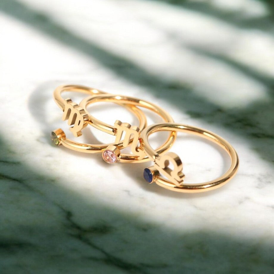 Zodíaco Ring (18K Gold Plated)