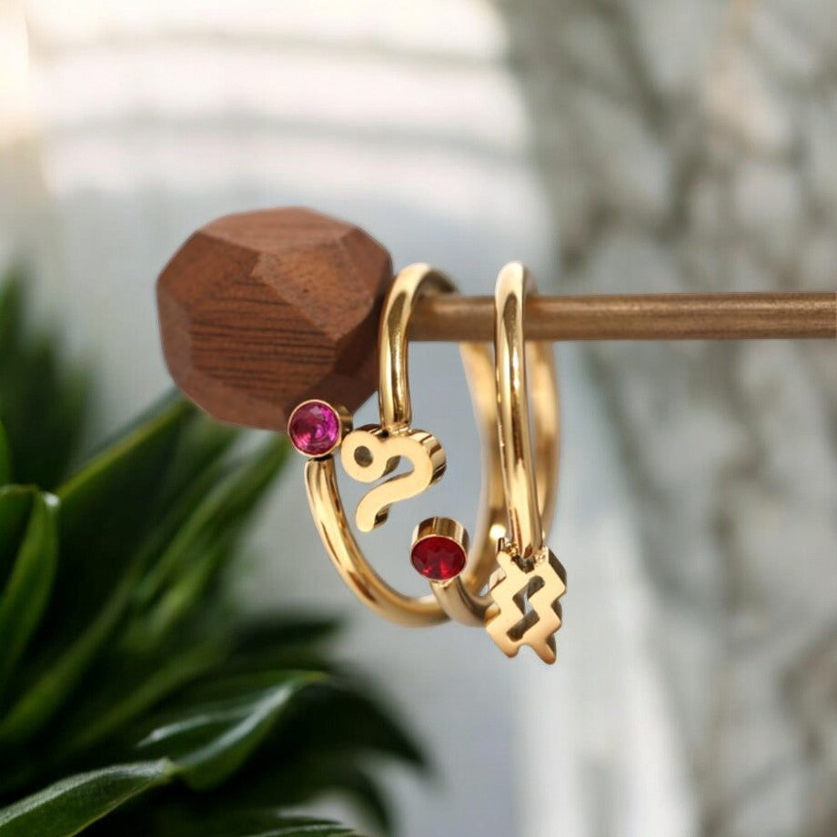Zodíaco Ring (18K Gold Plated)