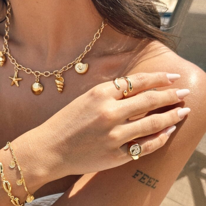 Honey Ring (18K Gold Plated)