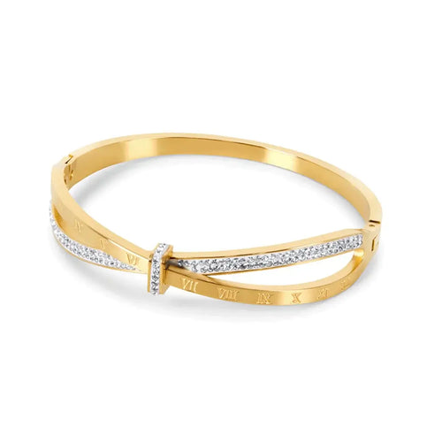 Brazalete Romano Zirconia (18K Gold Plated)