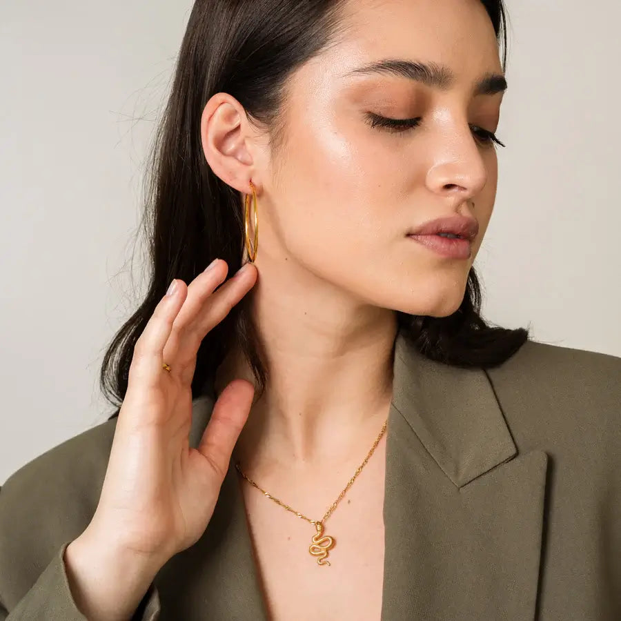 Aro Classic Earring (Gold Plated)