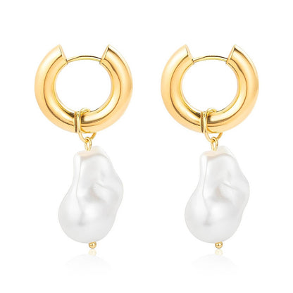 Aro Paola Pearl Earring (18K Gold Plated)