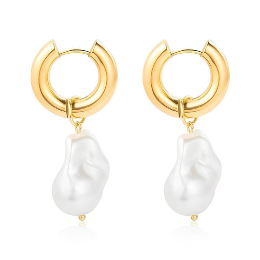 Aro Paola Pearl Earring (18K Gold Plated)