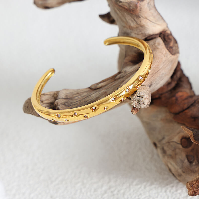 Brazalete Stella of Zirconia (18K Gold Plated)