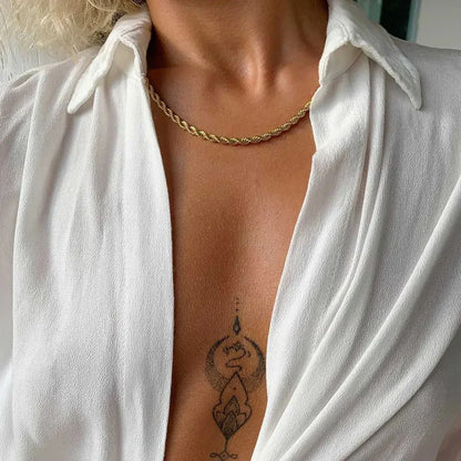 Cuerda Necklace (Gold Plated)