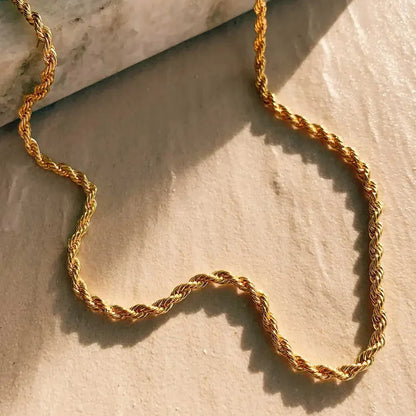 Cuerda Necklace (Gold Plated)