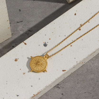 Sun Divino Necklace (18K Gold Plated)