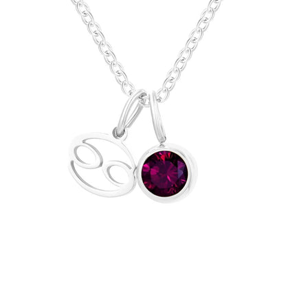 Signos with Stones of Nacimiento Necklace (18K Gold Plated)