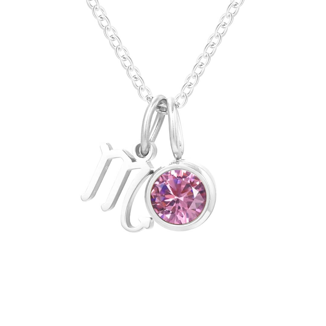 Signos with Stones of Nacimiento Necklace (18K Gold Plated)
