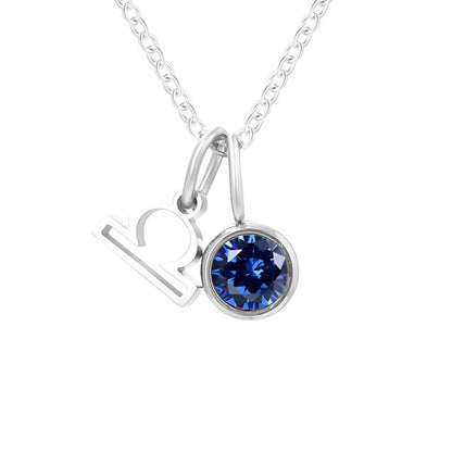 Signos with Stones of Nacimiento Necklace (18K Gold Plated)