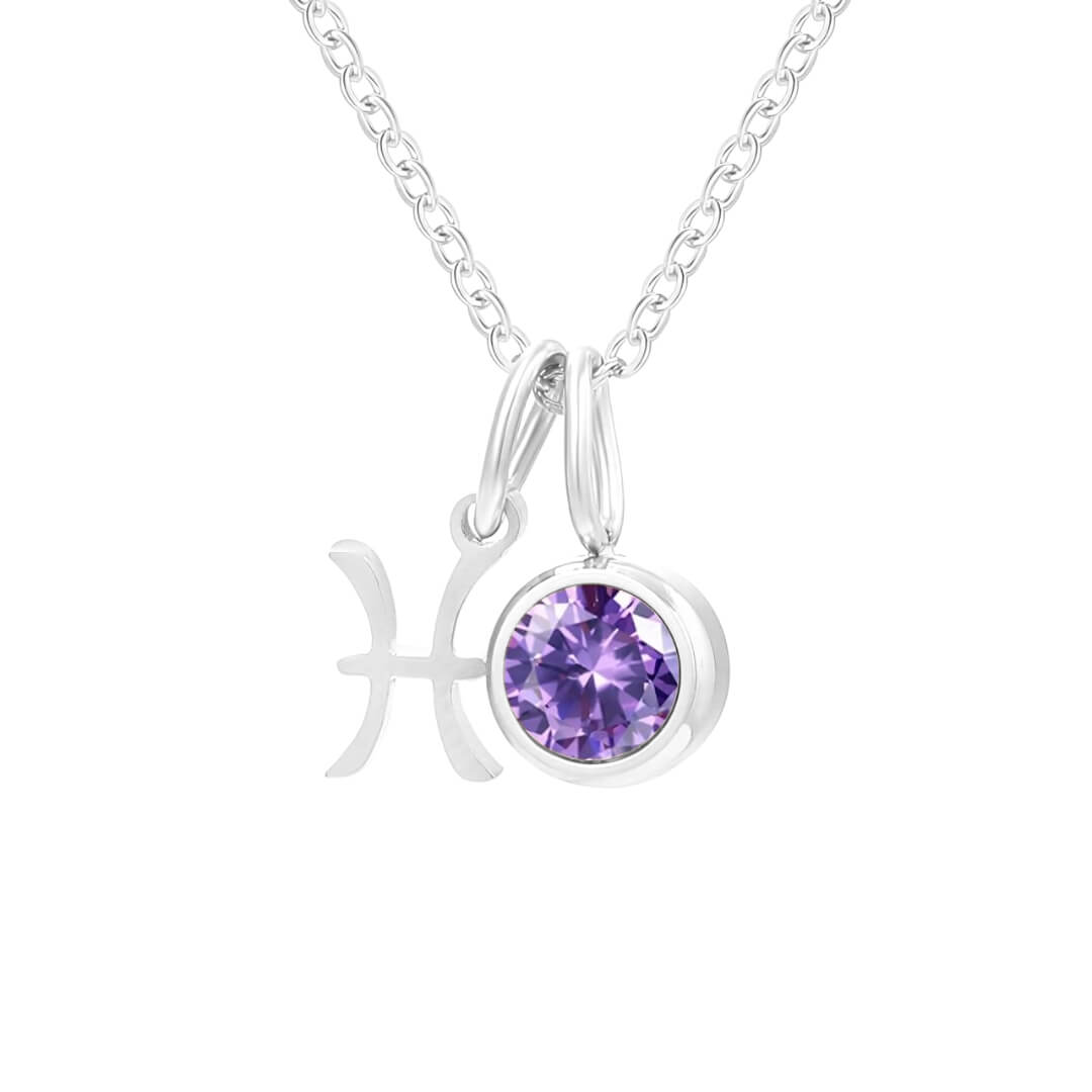 Signos with Stones of Nacimiento Necklace (18K Gold Plated)