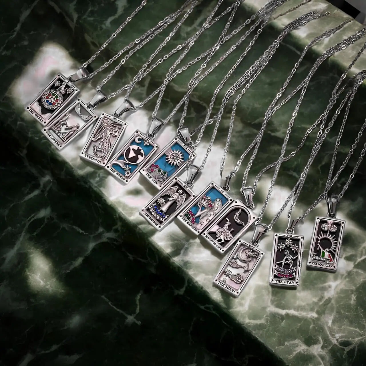 Collection of Necklaces Tarot (Plateado)