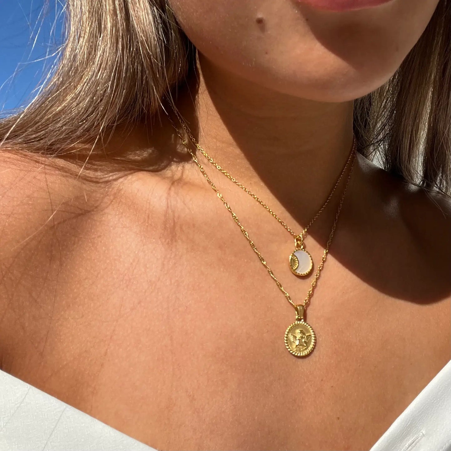 Ángel Necklace (Gold Plated)
