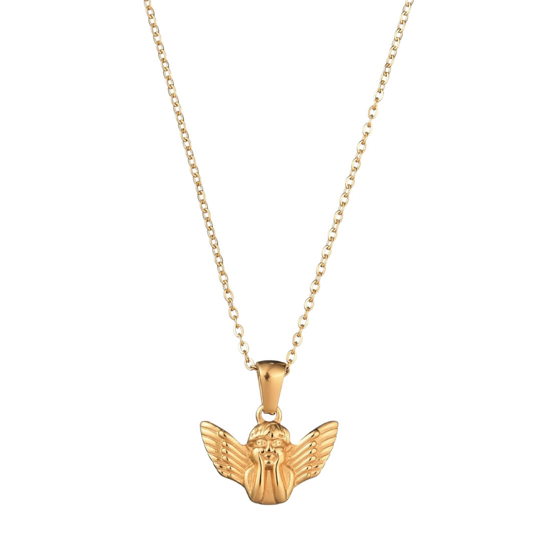 Ángel Gabriel Necklace (Gold Plated)