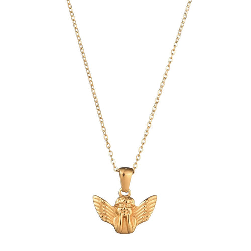 Ángel Gabriel Necklace (Gold Plated)