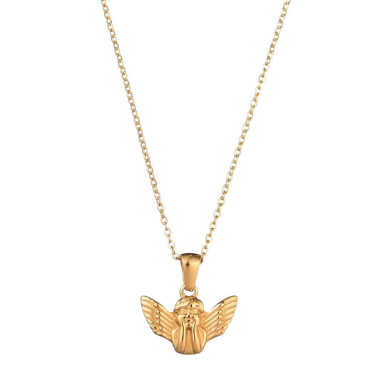 Ángel Gabriel Necklace (Gold Plated)