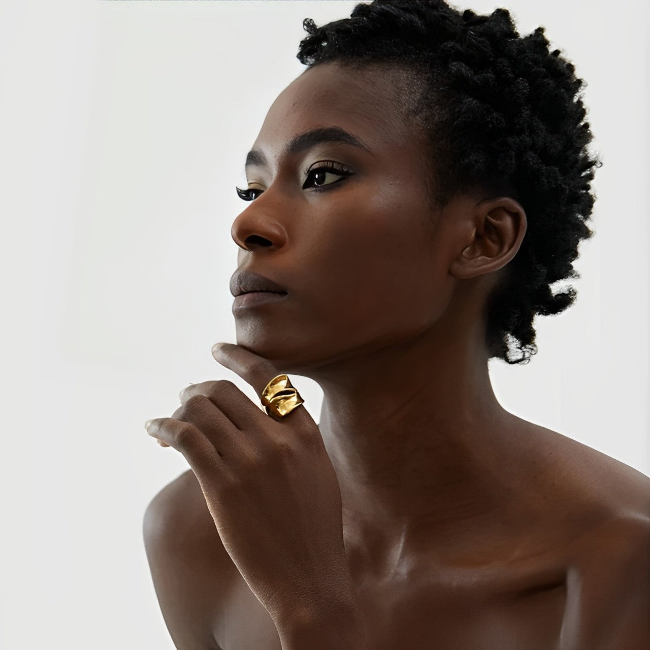 Voluta Elegance Ring (18K Gold Plated)