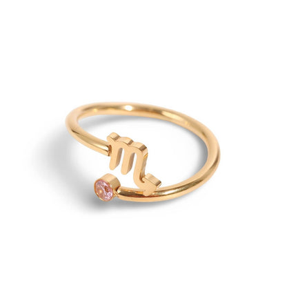 Zodíaco Ring (18K Gold Plated)